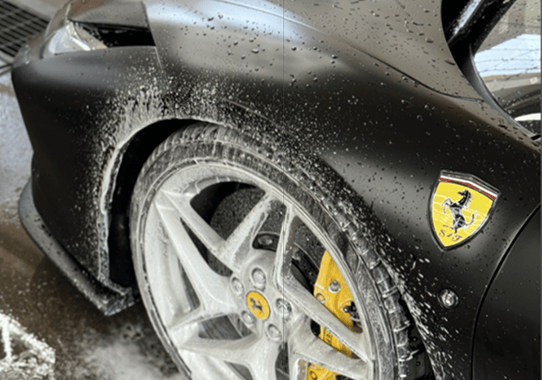 Picture of the inside of a clean car